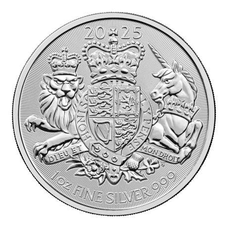 Kraljevsko oružje (2025.) - 1 Oz - srebrni poluga