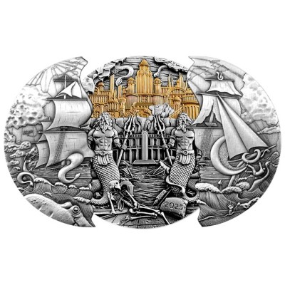 Atlantis - 5 oz - srebrni kolekcionarski novčić