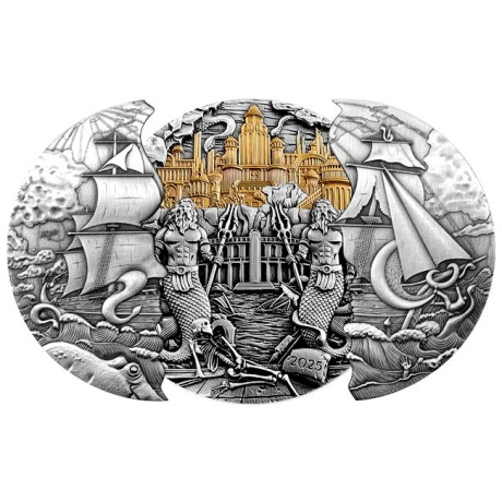 Atlantis - 5 oz - srebrni kolekcionarski novčić