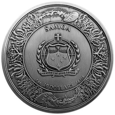 Atlantis - 5 oz - srebrni kolekcionarski novčić