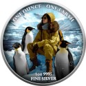 Zemlja - 1 oz - Antarktika - srebrni kolekcionarski novčić