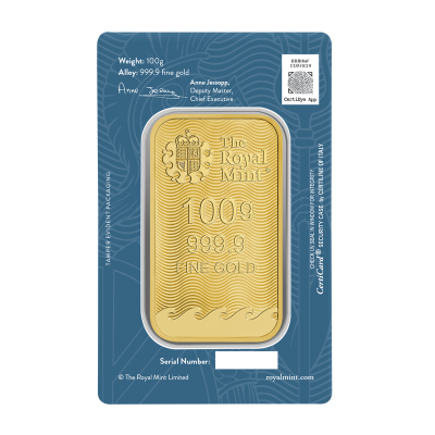 Britannia - 100g - zlatna investicijska poluga