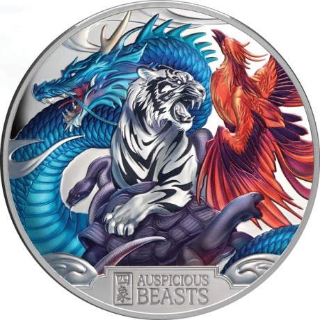 Sudbonosne zvijeri - 5 oz - srebrni kolekcionarski novčić