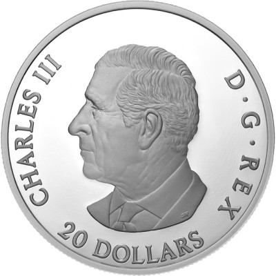 Mjesečevo nebo: Gavran - 1 Oz - srebrni kolekcionarski novčić