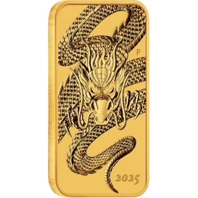 Zmajev pravokutni (2025) - 1 oz - investicijski zlatni novčić