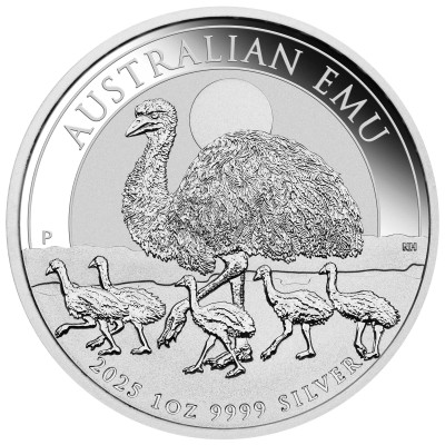 Australski emu (2025.) - 1 oz - srebrni novčić