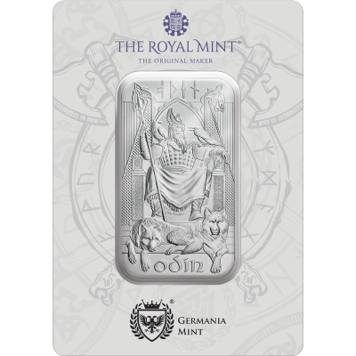 Nordijski bogovi - Odin - 1 Oz - Srebrne investicijske poluge