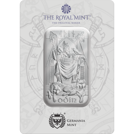 Nordijski bogovi - Odin - 1 Oz - Srebrne investicijske poluge