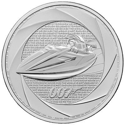 Šest desetljeća 007 (90-ih) - James Bond - 1 Oz - srebrni investicijski novčić