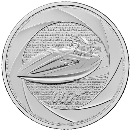 Šest desetljeća 007 (90-ih) - James Bond - 1 Oz - srebrni investicijski novčić