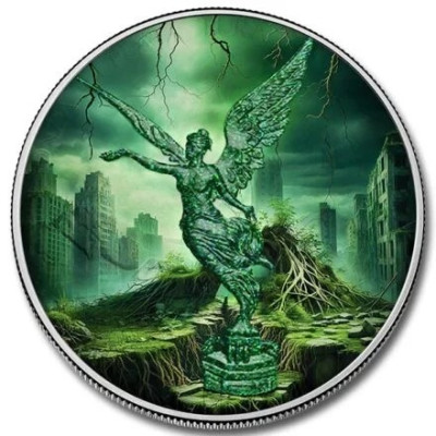 Meksiko Libertad - Sile prirode - Zemlja - 1 oz - srebrni kolekcionarski novčić