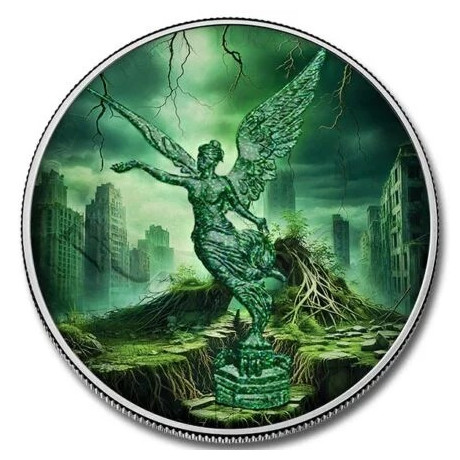 Meksiko Libertad - Sile prirode - Zemlja - 1 oz - srebrni kolekcionarski novčić