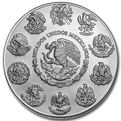 Meksiko Libertad - Sile prirode - Zemlja - 1 oz - srebrni kolekcionarski novčić