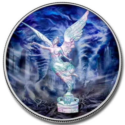 Meksiko Libertad - Sile prirode - Zrak - 1 oz - Srebrni kolekcionarski novčić