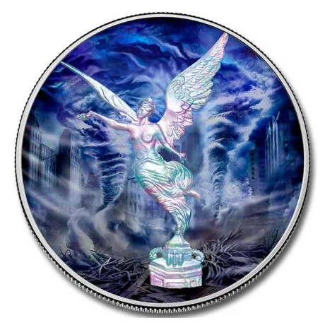 Meksiko Libertad - Sile prirode - Zrak - 1 oz - Srebrni kolekcionarski novčić