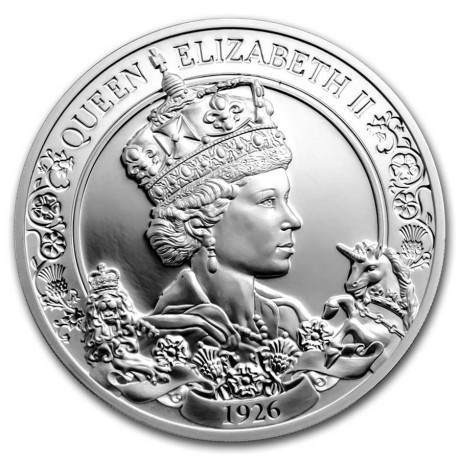 95. rođendan kraljice Elizabete II. - 1 oz - srebrni kolekcionarski novčić