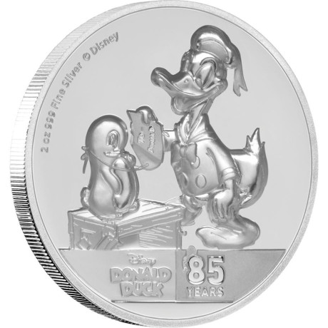 85. obljetnica Pajka Ducka - 2 oz - srebrni kolekcionarski novčić