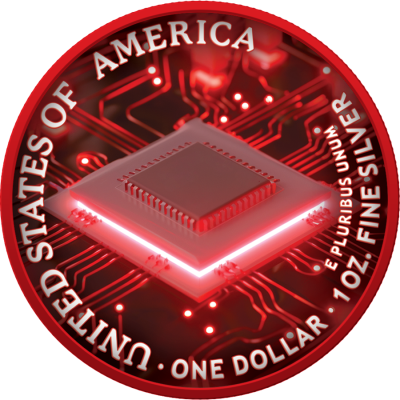 Američki orao, AI svijest - 1 oz - srebrni kolekcionarski novčić