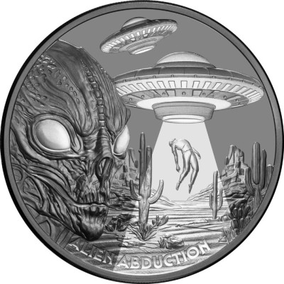 Otmica izvanzemaljaca (2025.) - 1 oz - srebrni kolekcionarski novčić