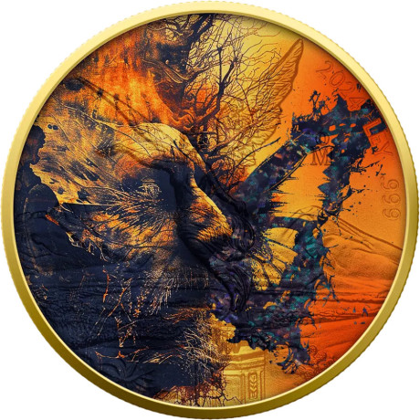 Mexico Libertad - Efekt leptira (2024) - 1 oz - Srebrni kolekcionarski novčić