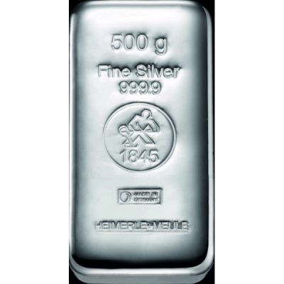 Heimerle + Meule - 500g - srebrna lijevana poluga za ulaganje