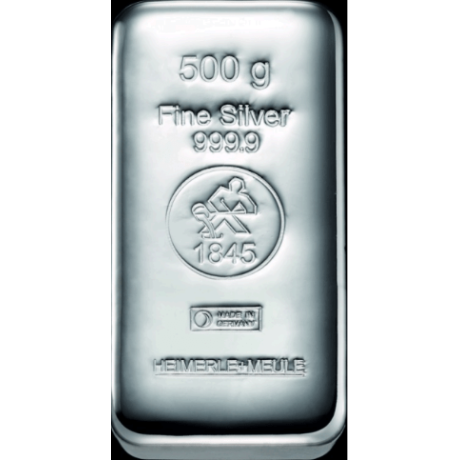 Heimerle + Meule - 500g - srebrna lijevana poluga za ulaganje