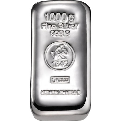 Heimerle + Meule - 1 KG - srebrna investicijska poluga
