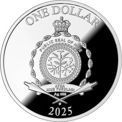 Godina zmije, sedam elemenata - 17,5 g - srebrni kolekcionarski novčić proof