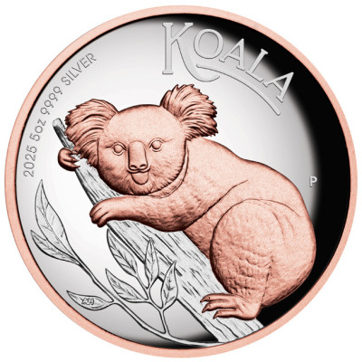 Australska koala (2025.) - 5 oz - srebrni kolekcionarski novčić (isporuka 25.9.2025.)