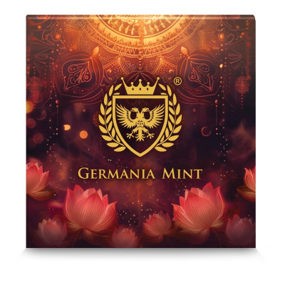 Germania Mint - Diwali Lakszmi - 2 Oz - srebrna kolekcionarska lijevana pločica