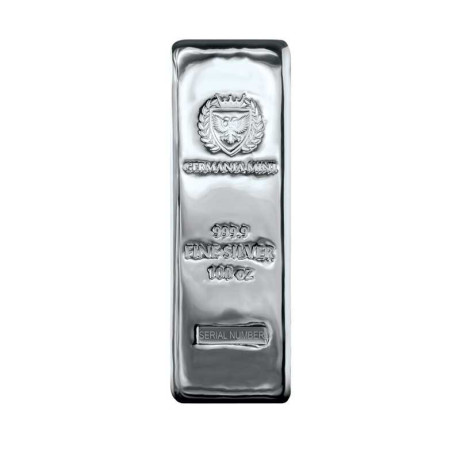 Germania Mint - 100 oz - srebrna investicijska poluga