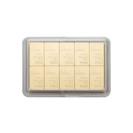 Valcambi SA - Philoro 10x3,1g - Investiční zlatý slitek