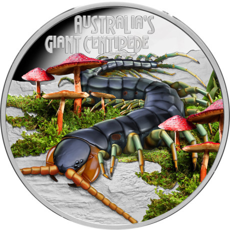 Divovska stonoga (2026.) - 1 oz - srebrni kolekcionarski novčić od proof materijala