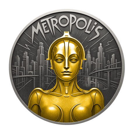 Metropolis (2025.), klasici nijemog filma - srebrni kolekcionarski novčić