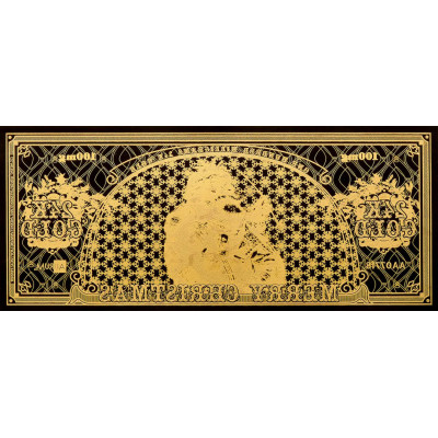 Santa Bucks Aurum - Novčanica od 24-karatnog zlata