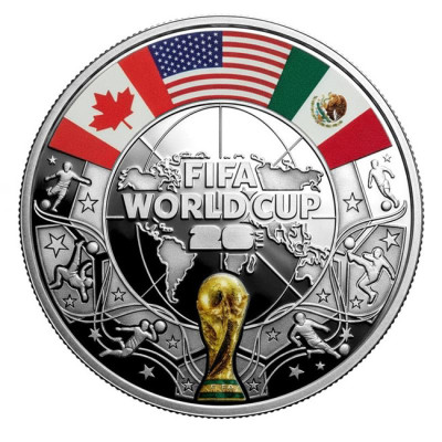 FIFA Nogometno prvenstvo 2026. - 20 g - srebrni kolekcionarski novčić