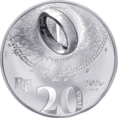 Gospodar prstenova - 1 oz - srebrni kolekcionarski novčić