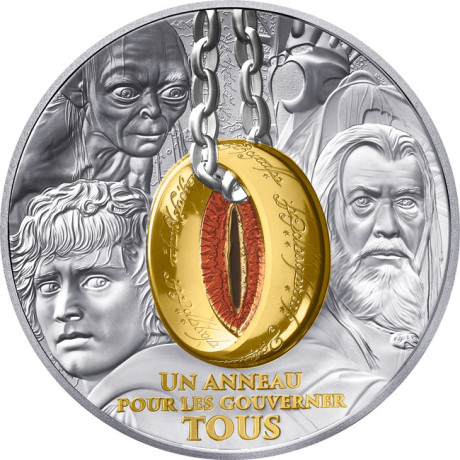 Gospodar prstenova - 1 oz - srebrni kolekcionarski novčić