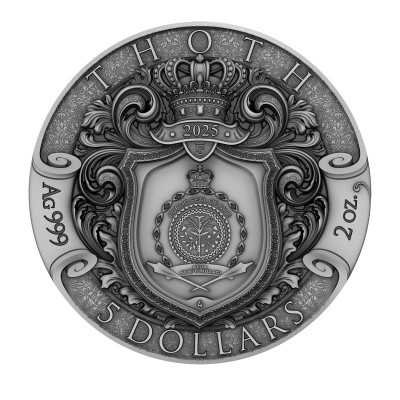 Thoth - 2 oz - srebrni kolekcionarski novčić