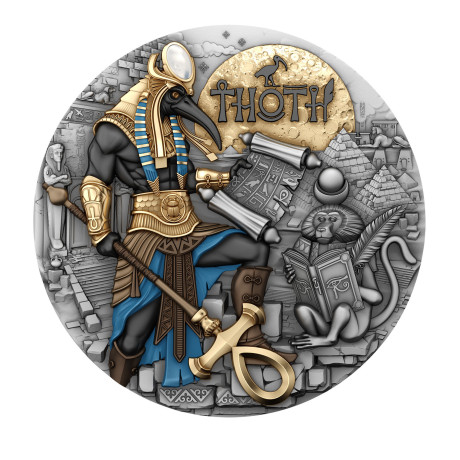 Thoth - 2 oz - srebrni kolekcionarski novčić