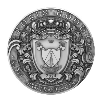 Robin Hood - 2 oz - srebrni kolekcionarski novčić