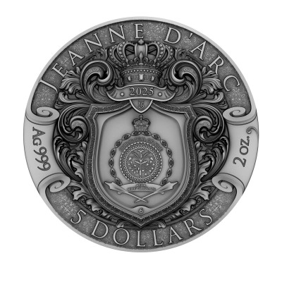 Ivana Orleanska - 2 oz - srebrni kolekcionarski novčić