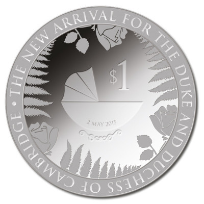 Royal Baby 2015 - 1 oz - srebrni kolekcionarski novčić