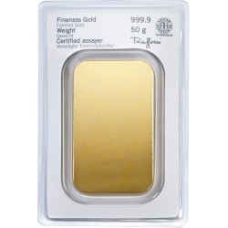 Heraeus 50g - Investiční zlatý slitek