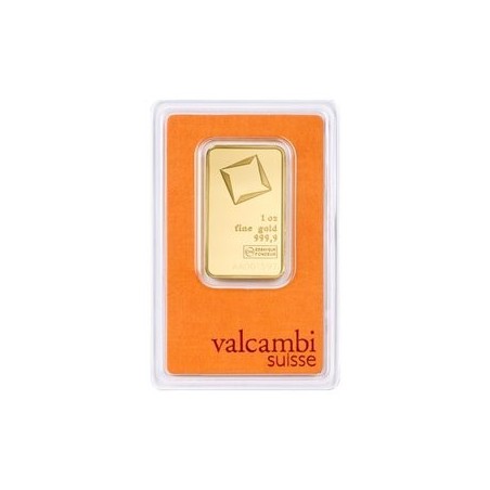 Valcambi 1oz (31,1 g) - Investiční zlatý slitek