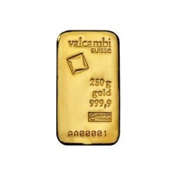 Valcambi 250 g - Investiční zlatý slitek