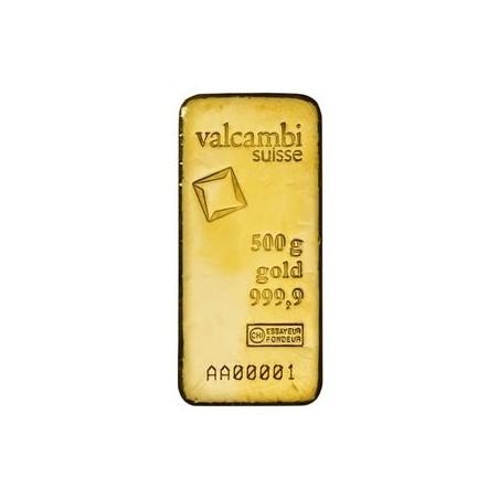 Valcambi 500 g - Investiční zlatý slitek